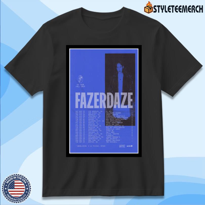 Poster Fazerdaze US Tour Fall 2025 11 Poster Fazerdaze US Tour Fall 2025