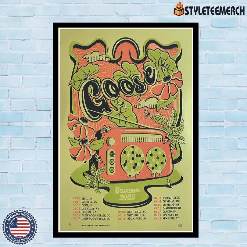 Poster Goose Summer Tour 2025 10 Poster Goose Summer Tour 2025
