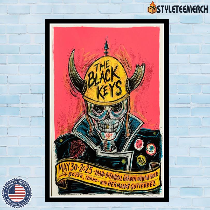 Poster The Black Keys Show Boise, ID 05.30.2025 4 Poster The Black Keys Show Boise, ID 05.30.2025