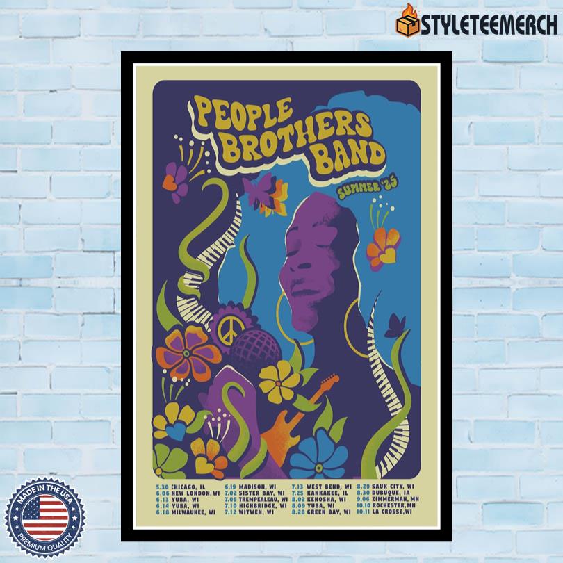 Poster The People Brothers Band Summer 2025 4 Poster The People Brothers Band Summer 2025