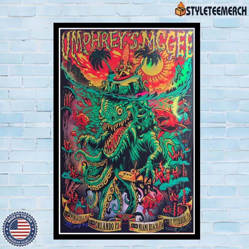 Poster Umphreys McGee May 29-June 1 2025 4 Poster Umphreys McGee May 29-June 1 2025