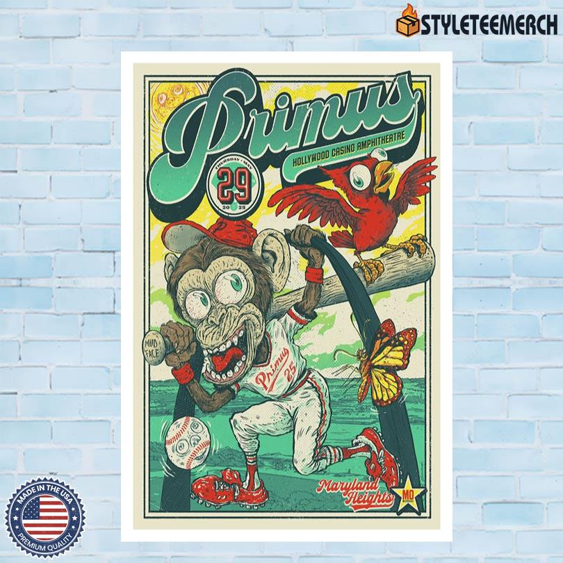 Primus May 29 2025 Maryland Heights, MO Poster Limited Print 4 Primus May 29 2025 Maryland Heights, MO Poster Limited Print