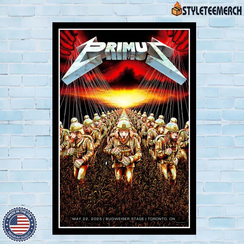 Primus On May 22 2025 In Toronto, ON Concert Poster 10 Primus On May 22 2025 In Toronto, ON Concert Poster