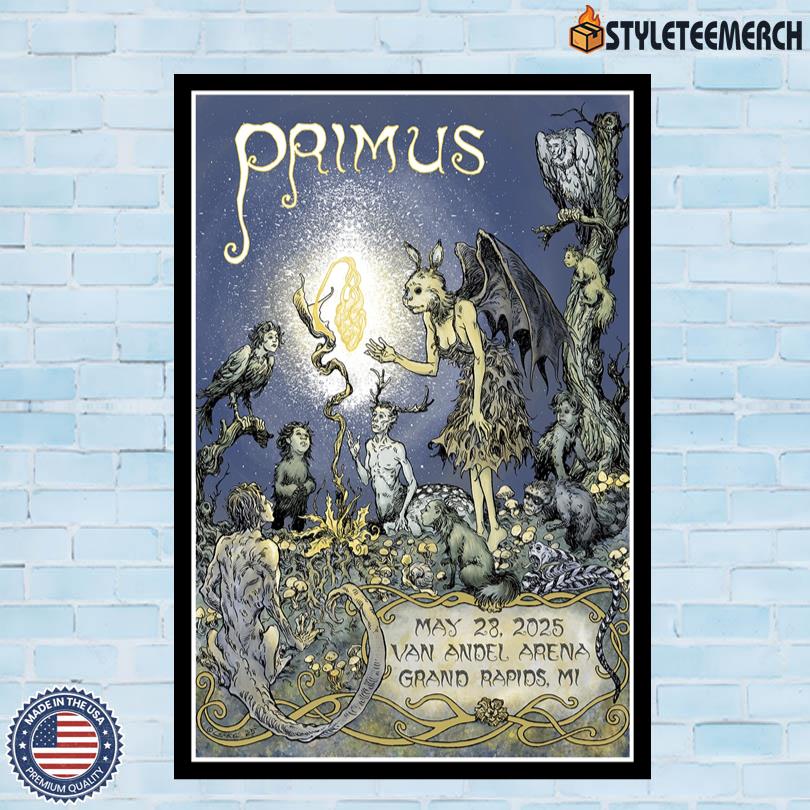 Primus On May 28 2025 Show Grand Rapids, MI Poster 10 Primus On May 28 2025 Show Grand Rapids, MI Poster