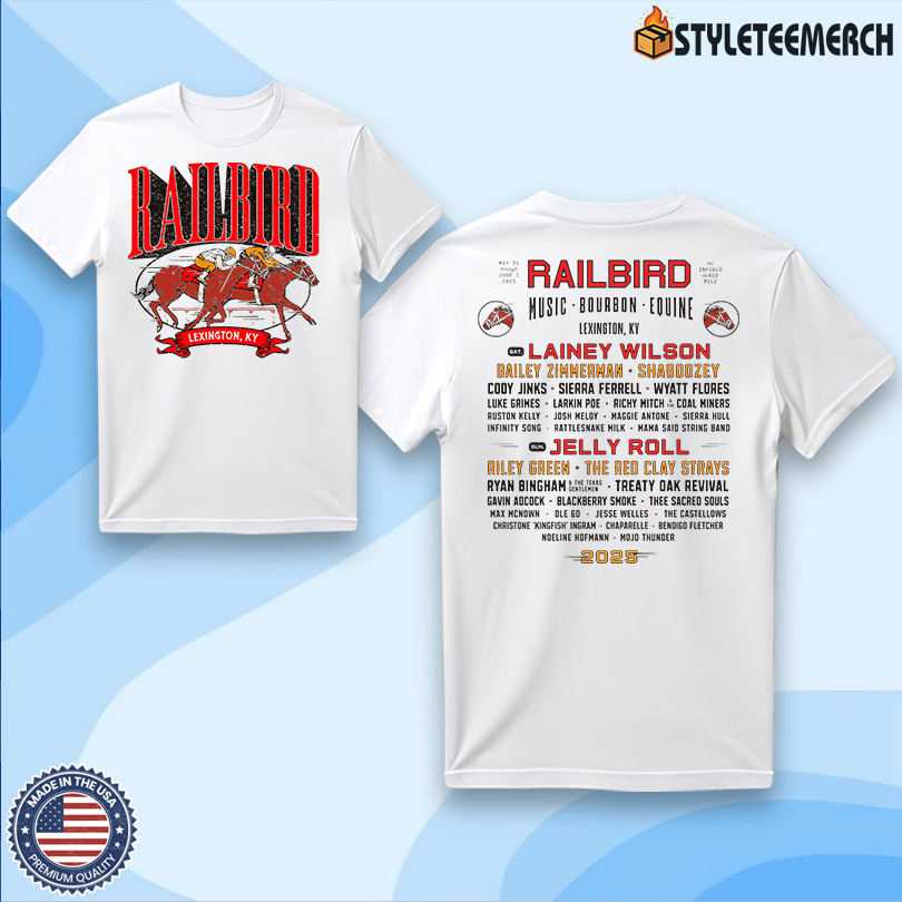 Railbird Festival 2025 Photo Finish Lineup Shirt 4 Railbird Festival 2025 Photo Finish Lineup Shirt