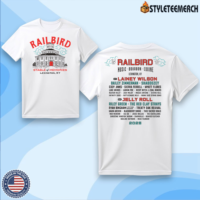 Railbird Festival 2025 Stable Of Memories Lineup Shirt 4 Railbird Festival 2025 Stable Of Memories Lineup Shirt