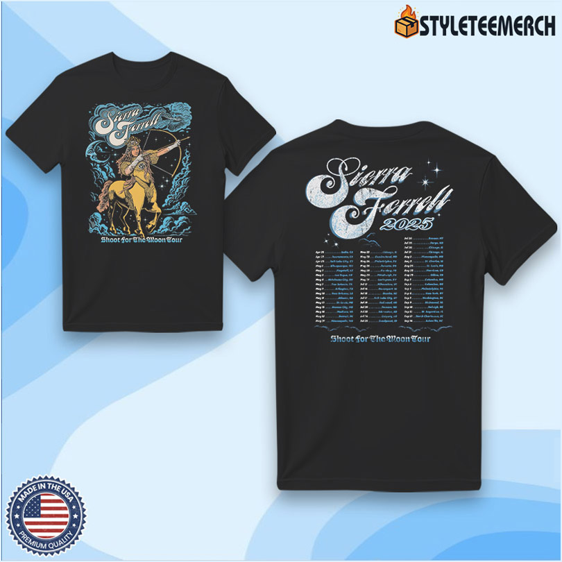 Sierra Ferrell 2025 Shoot For The Moon Tour Shirt 4 Sierra Ferrell 2025 Shoot For The Moon Tour Shirt