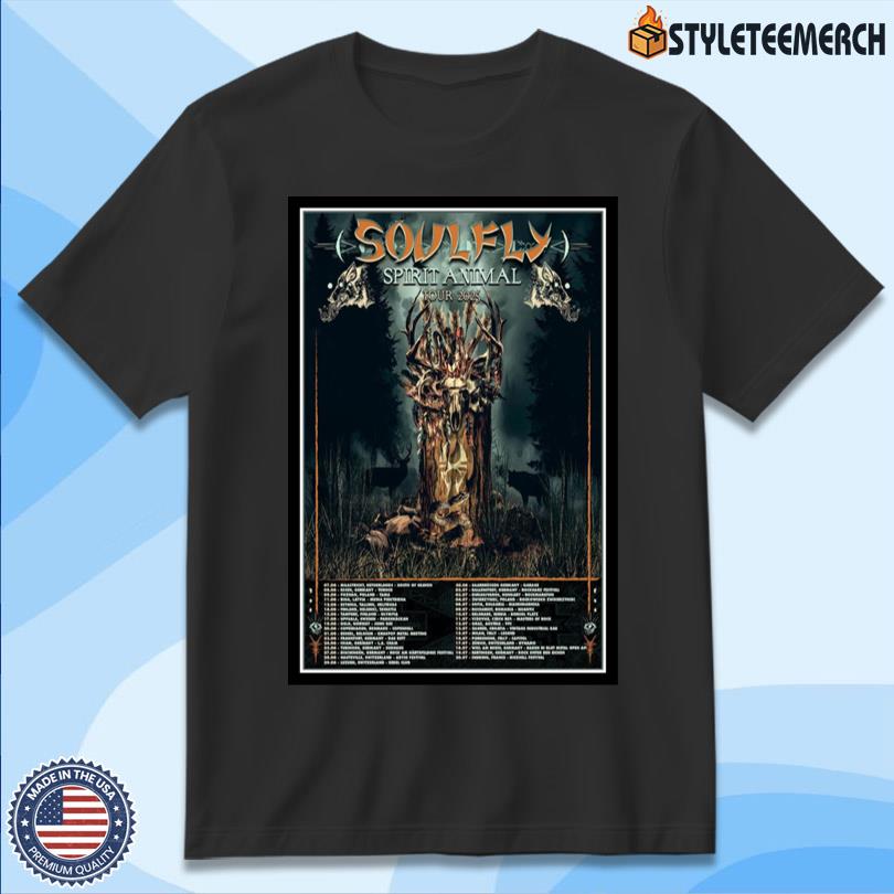 Soulfly Spirit Animal 2025 Tour Poster 11 Soulfly Spirit Animal 2025 Tour Poster