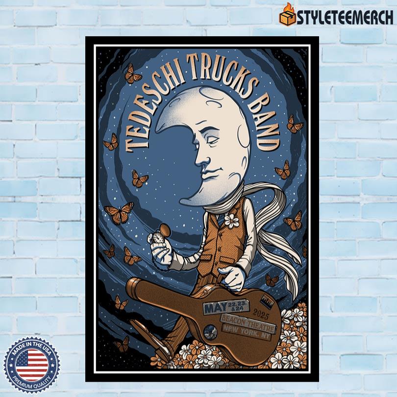 Tedeschi Trucks Band Beacon Theatre New York May 22-24 2025 Live Concert Poster 10 Tedeschi Trucks Band Beacon Theatre New York May 22-24 2025 Live Concert Poster
