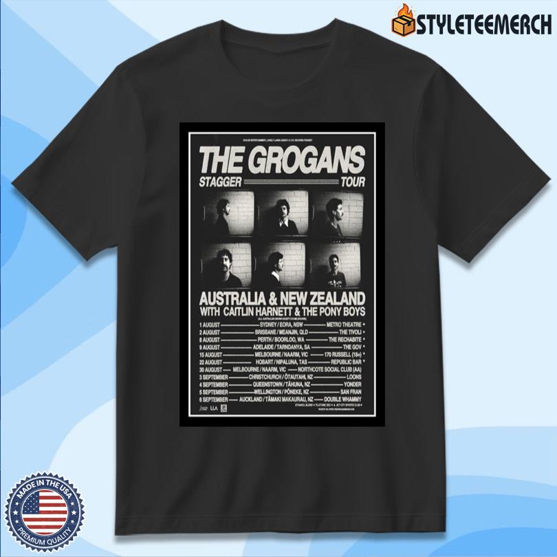 The Grogans Stagger Tour Australia & New Zealand 2025 Poster 11 The Grogans Stagger Tour Australia & New Zealand 2025 Poster