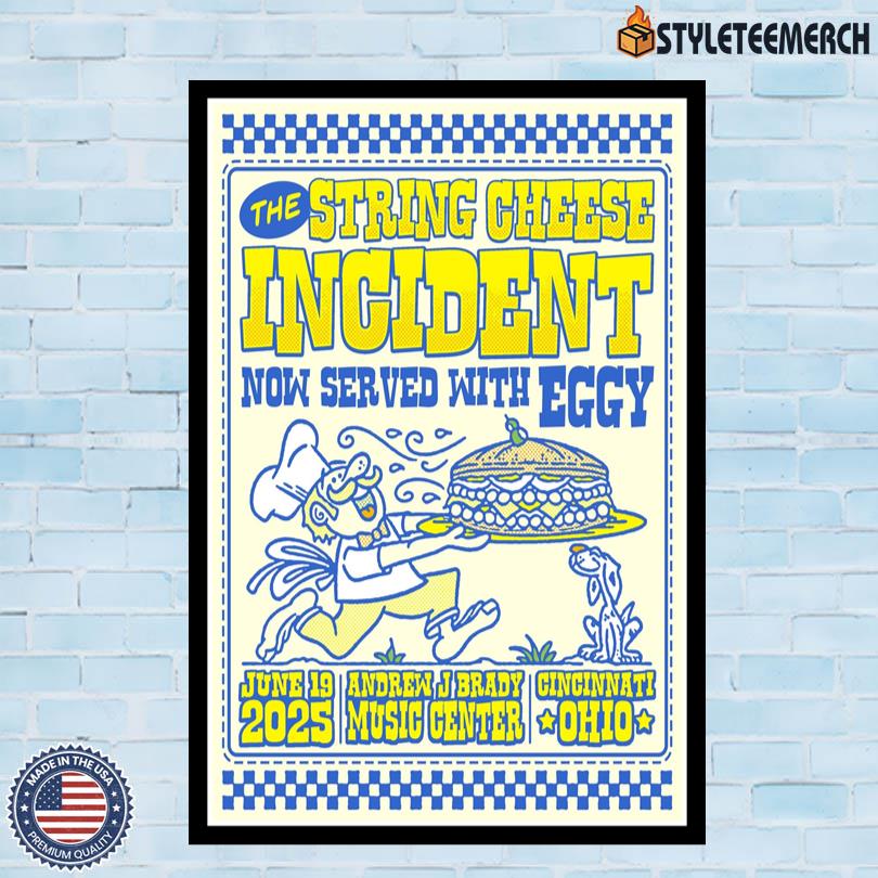 The String Cheese Incident Jun 19 2025 Cincinnati Show Poster 4 The String Cheese Incident Jun 19 2025 Cincinnati Show Poster