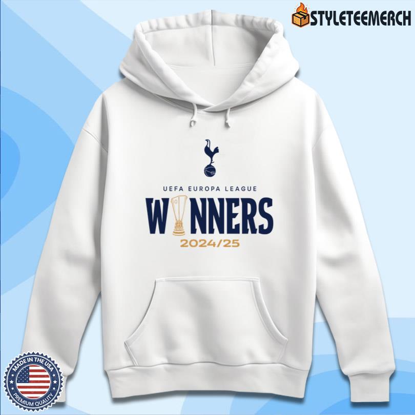 Tottenham Hotspur UEFA Europa League Winners 2025 T-Shirt 13 Tottenham Hotspur UEFA Europa League Winners 2025 T-Shirt