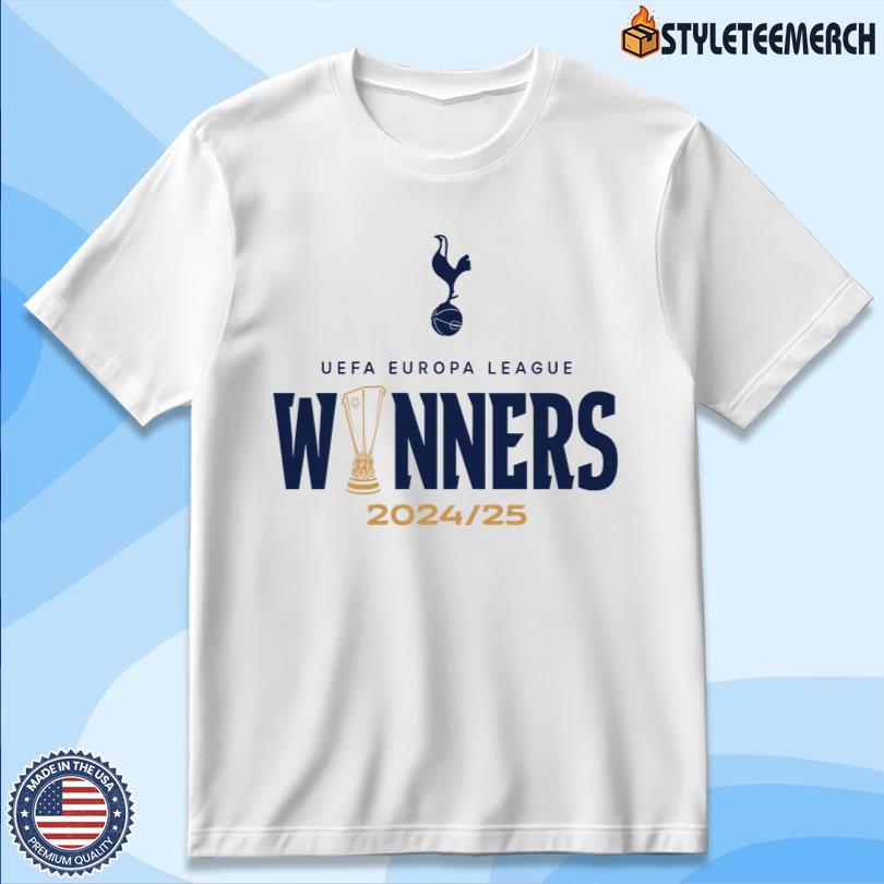 Tottenham Hotspur UEFA Europa League Winners 2025 T-Shirt 12 Tottenham Hotspur UEFA Europa League Winners 2025 T-Shirt