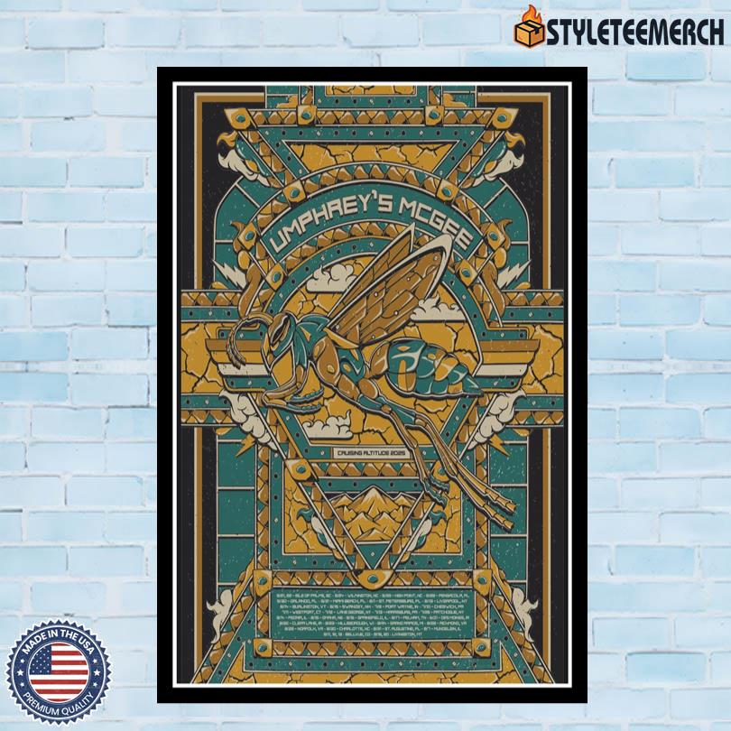 Umphreys McGee Cruising Altitude 2025 Poster 10 Umphreys McGee Cruising Altitude 2025 Poster