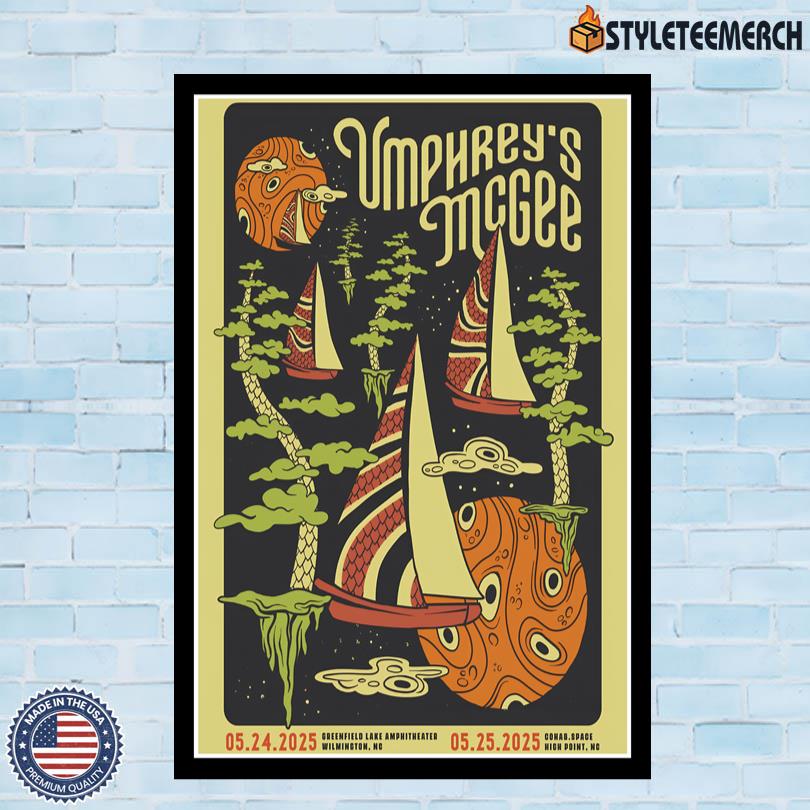 Umphreys McGee Tour May 24-25 2025 Poster 9 Umphreys McGee Tour May 24-25 2025 Poster