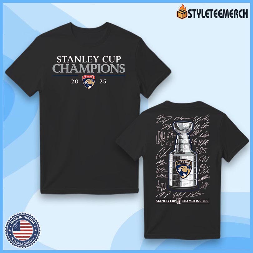2025 Florida Panthers Signature Series Stanley Cup T-Shirt 4 2025 Florida Panthers Signature Series Stanley Cup T-Shirt