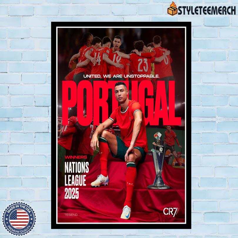 2025 UEFA Nations League Portugal Win Poster 4 2025 UEFA Nations League Portugal Win Poster