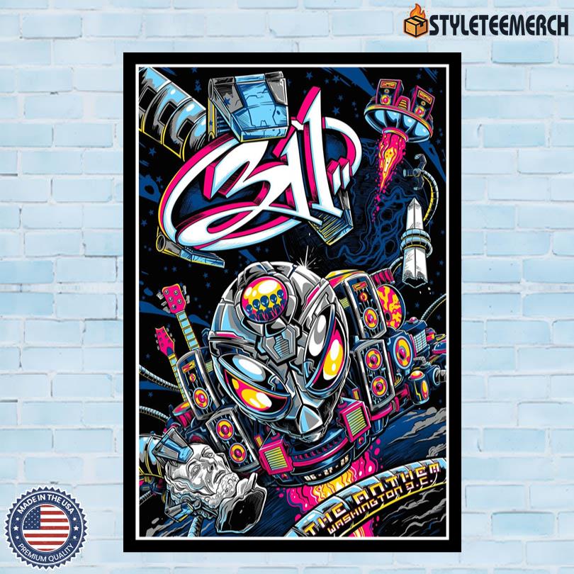 311 2025 Tour Washington DC Poster 4 311 2025 Tour Washington DC Poster