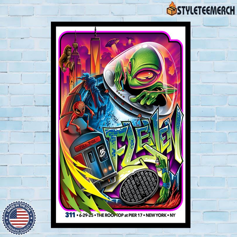 311 Concert Jun 29 2025 New York, NY Poster 4 311 Concert Jun 29 2025 New York, NY Poster