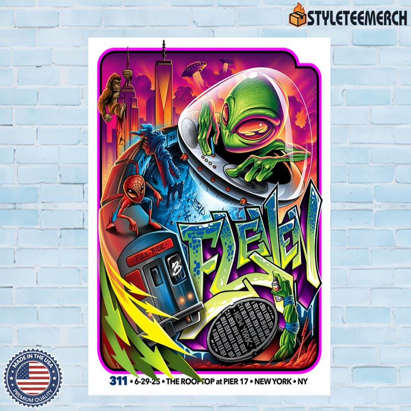 311 New York, NY Poster 2025 4 311 New York, NY Poster 2025