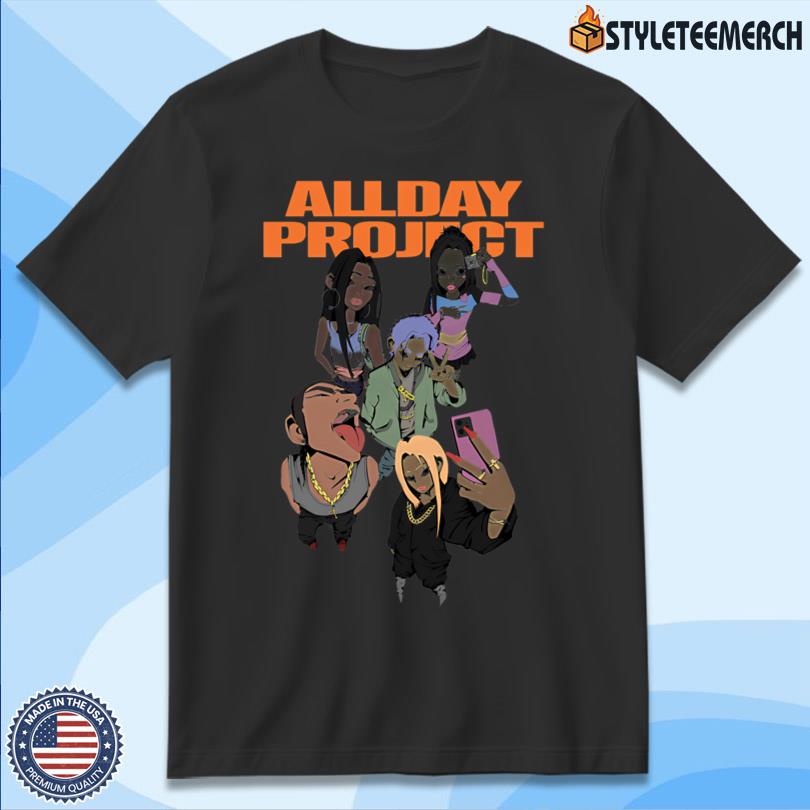 Allday Project Color Cartoon Famous New Tee 4 Allday Project Color Cartoon Famous New Tee