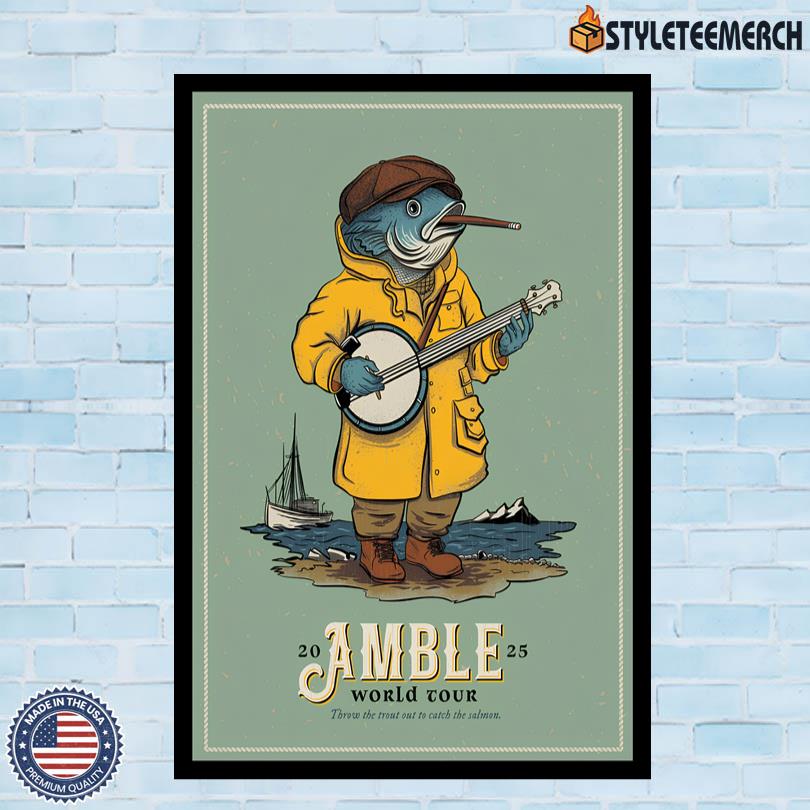 Amble World Tour 2025 Limited Poster 4 Amble World Tour 2025 Limited Poster