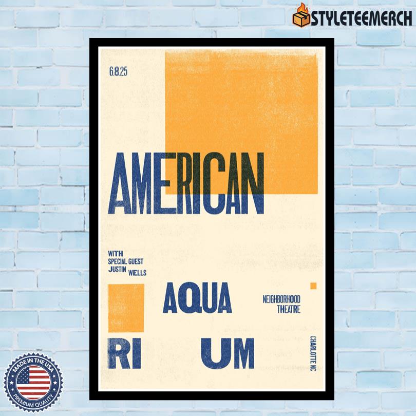 American Aquarium Neighborhood Theatre Poster June 8 2025 4 American Aquarium Neighborhood Theatre Poster June 8 2025