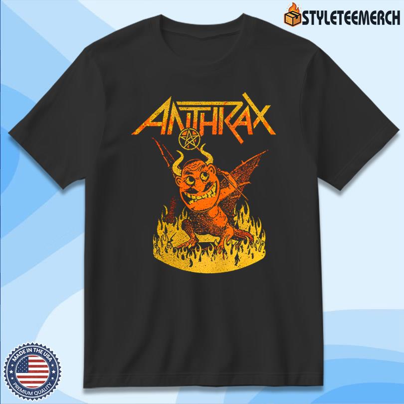Anthrax Coal Demon New Tee 4 Anthrax Coal Demon New Tee