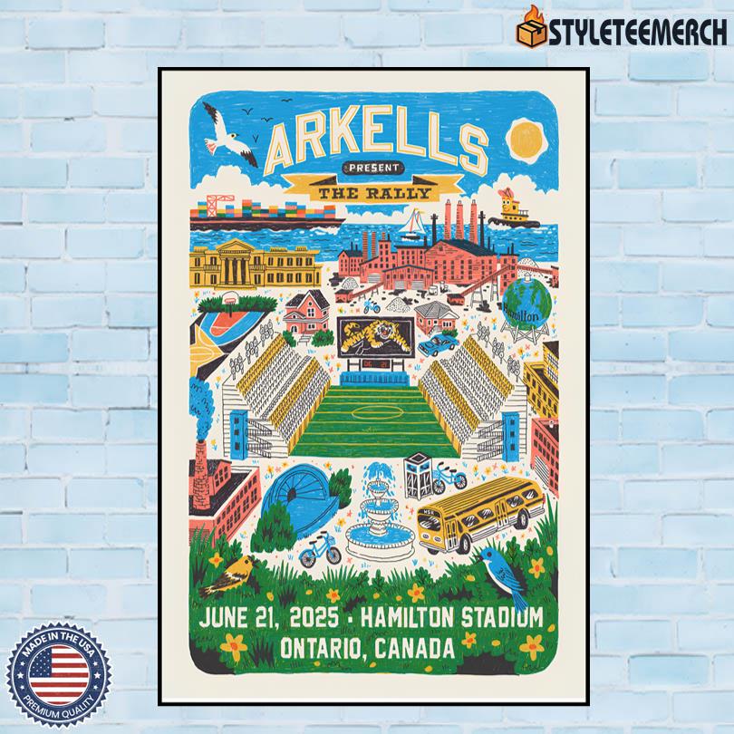 Arkells June 21 2025 Ontario, Canada Show Poster 4 Arkells June 21 2025 Ontario, Canada Show Poster