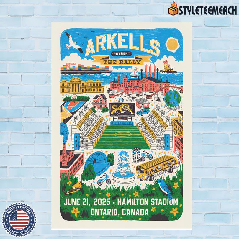 Arkells Merch Ontario, Canada June 21 2025 Poster 4 Arkells Merch Ontario, Canada June 21 2025 Poster