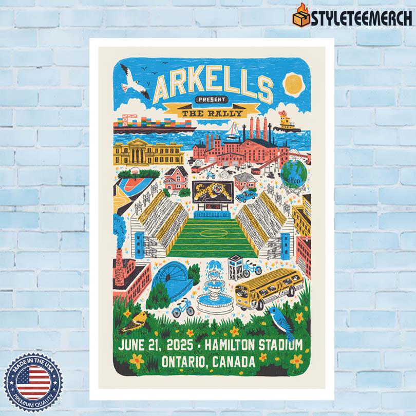 Arkells Tour 2025 Hamilton Stadium Ontario, Canada Poster 4 Arkells Tour 2025 Hamilton Stadium Ontario, Canada Poster
