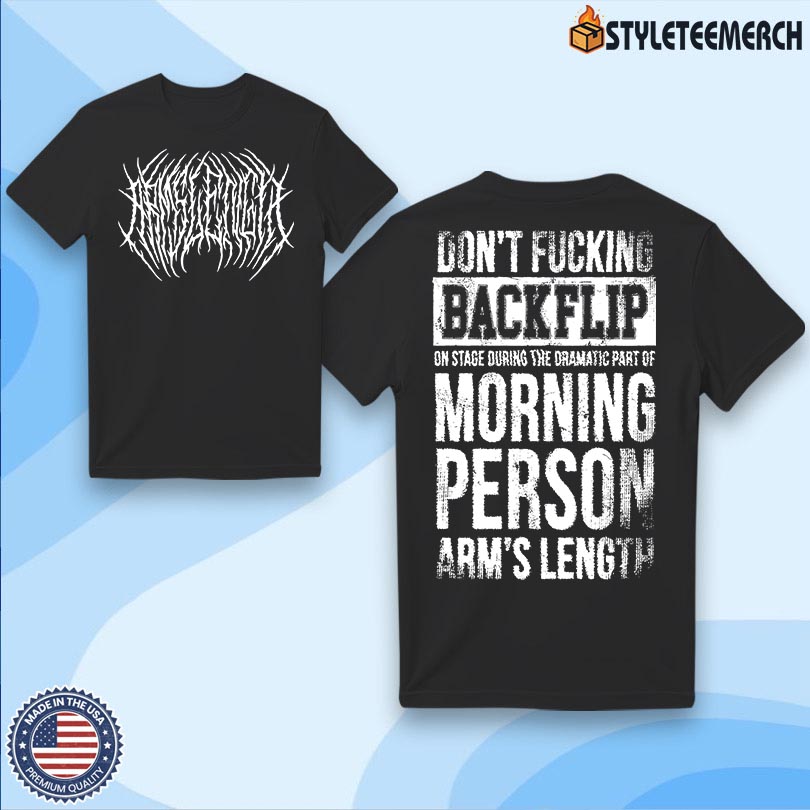 Arm's Length Don't Flipping Backflip Limited Tee 4 Arm\'s Length Don\'t Flipping Backflip Limited Tee