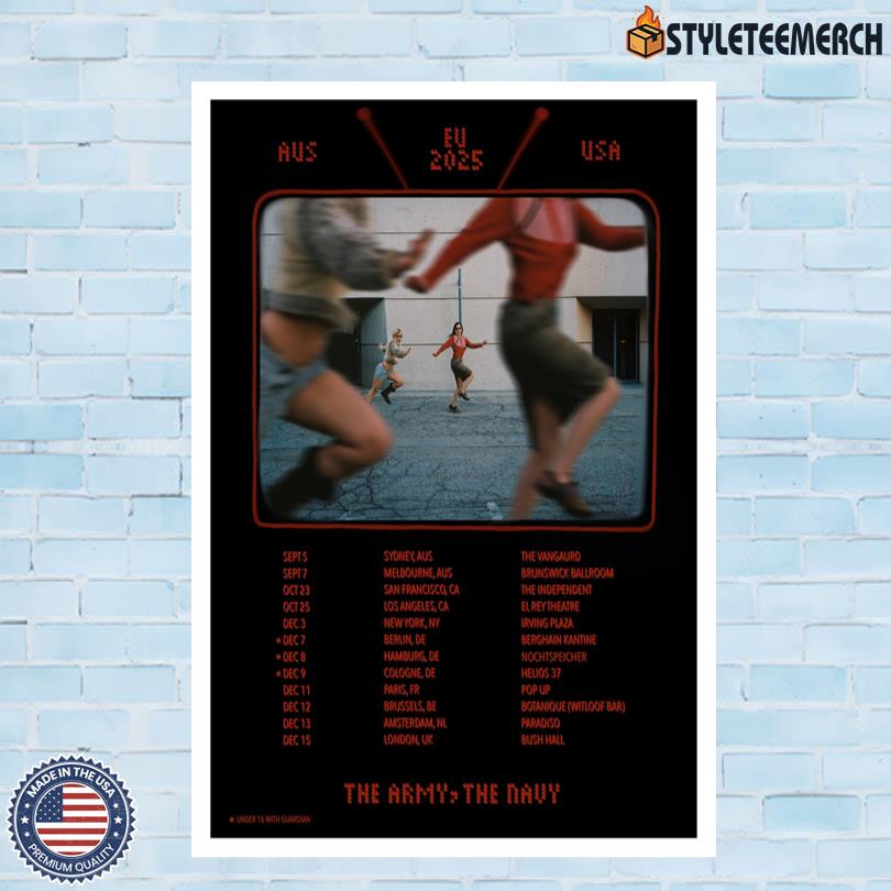 AUS EU USA Tour 2025 The Army The Navy Poster 4 AUS EU USA Tour 2025 The Army The Navy Poster