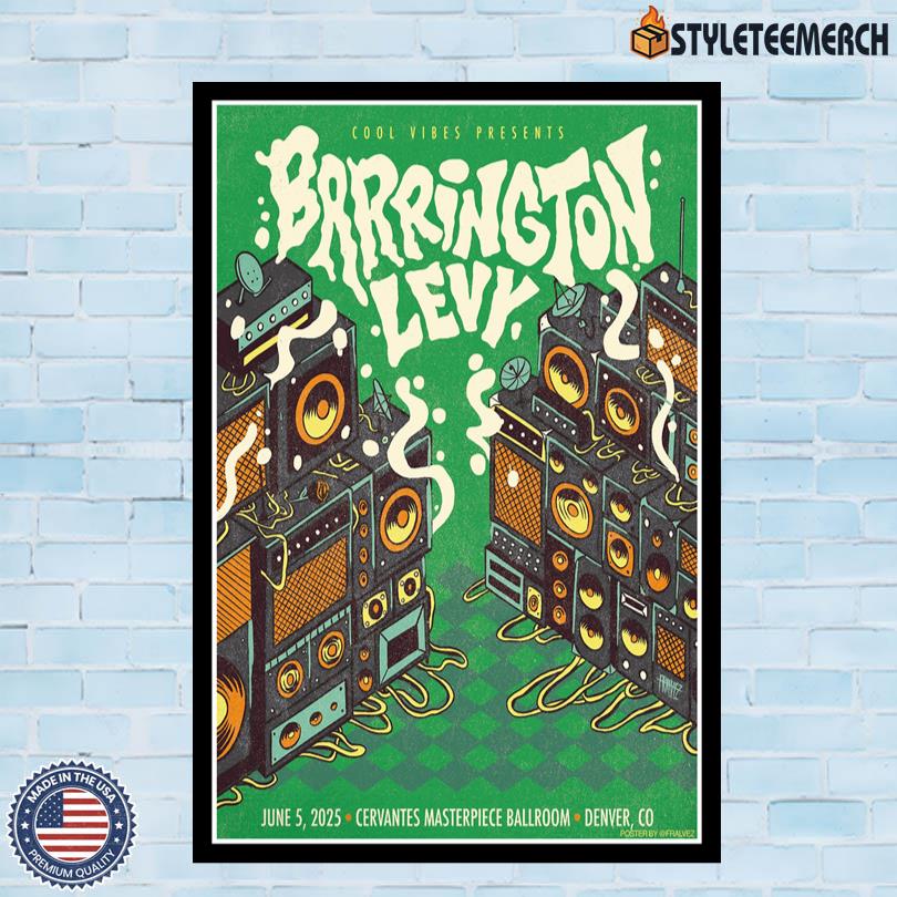 Barrington Levy At Cervantes Masterpiece Ballroom On June 5 2025 Poster 4 Barrington Levy At Cervantes Masterpiece Ballroom On June 5 2025 Poster