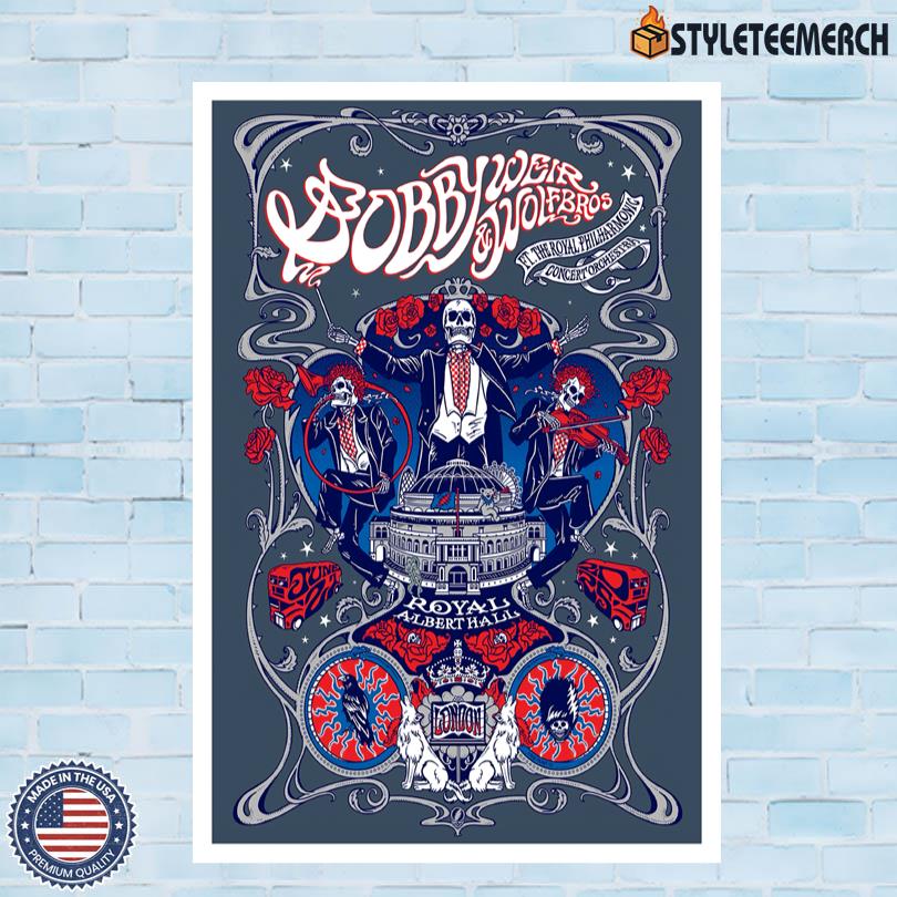 Bobby Weir & Wolf Bros Royal Albert Hall June 21 2025 London Official Poster 4 Bobby Weir & Wolf Bros Royal Albert Hall June 21 2025 London Official Poster