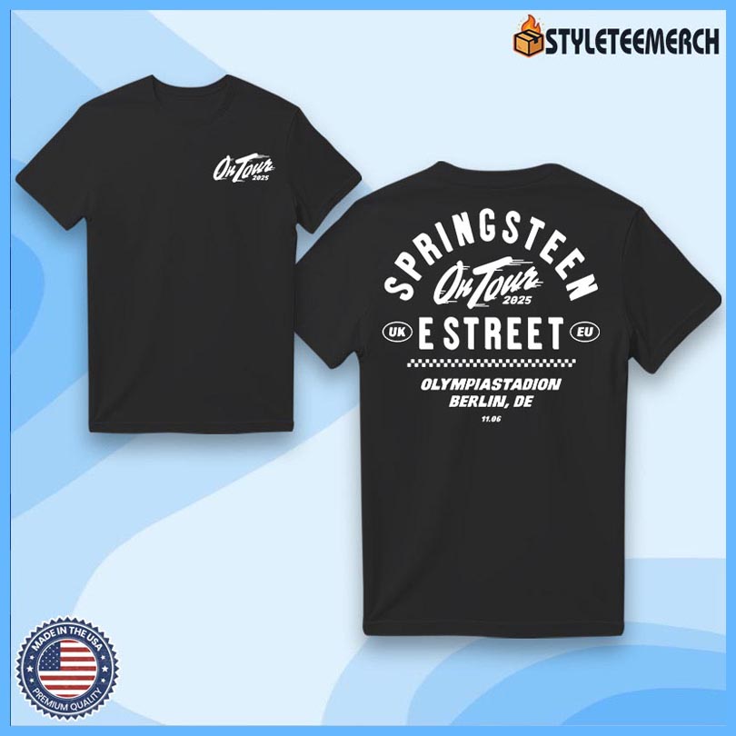 Bruce Springsteen & E Street Band June 11 2025 Olympiastadion Berlin Germany Shirt 4 Bruce Springsteen & E Street Band June 11 2025 Olympiastadion Berlin Germany Shirt