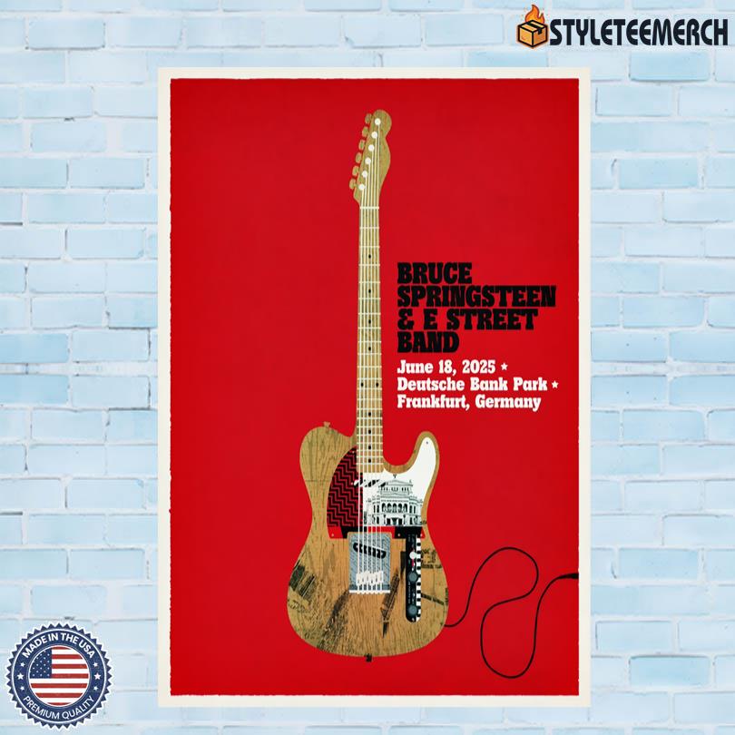 Bruce Springsteen & E Street Band June 18 2025 Frankfurt Germany Show Poster 4 Bruce Springsteen & E Street Band June 18 2025 Frankfurt Germany Show Poster