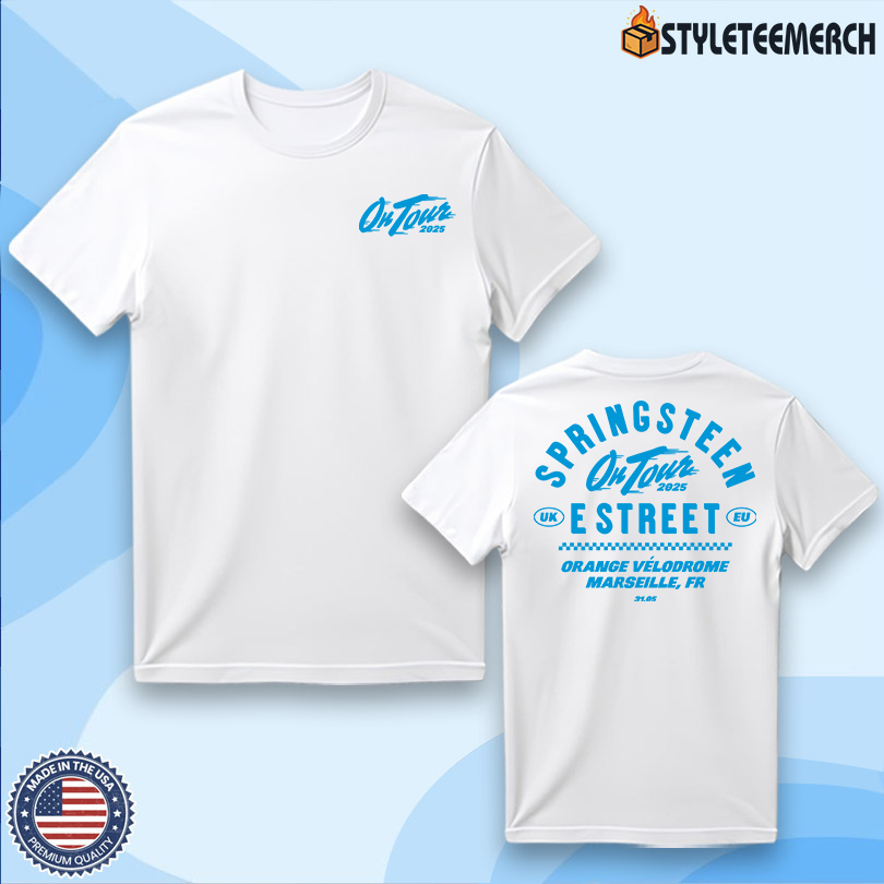 Bruce Springsteen & E Street Band Marseille 31st May Tour 2025 Shirt 4 Bruce Springsteen & E Street Band Marseille 31st May Tour 2025 Shirt