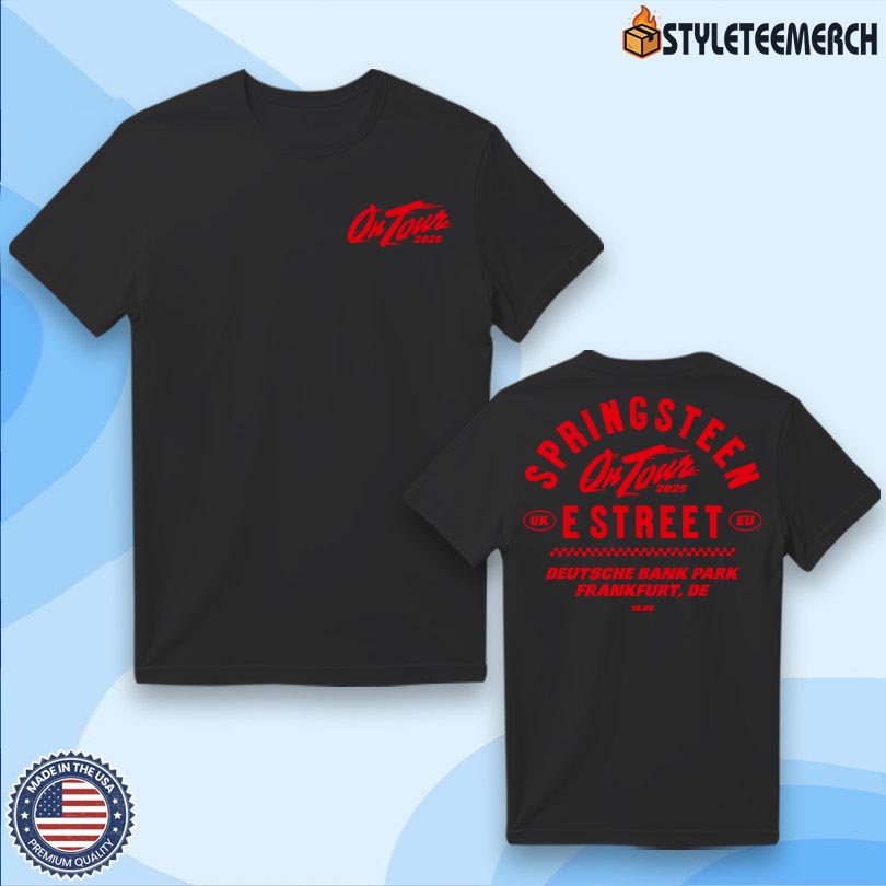 Bruce Springsteen & E Street Band Tour 2025 Deutsche Bank Park Frankfurt Germany T-Shirt 4 Bruce Springsteen & E Street Band Tour 2025 Deutsche Bank Park Frankfurt Germany T-Shirt