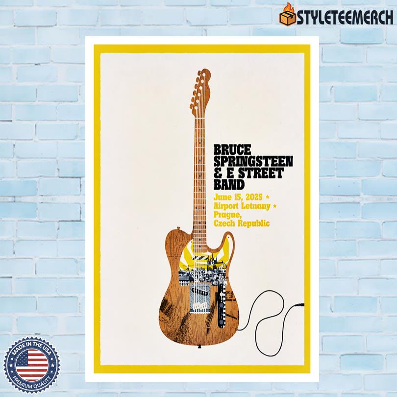 Bruce Springsteen Poster June 15 2025 Letnany Airport Prague Czechia 9 Bruce Springsteen Poster June 15 2025 Letnany Airport Prague Czechia