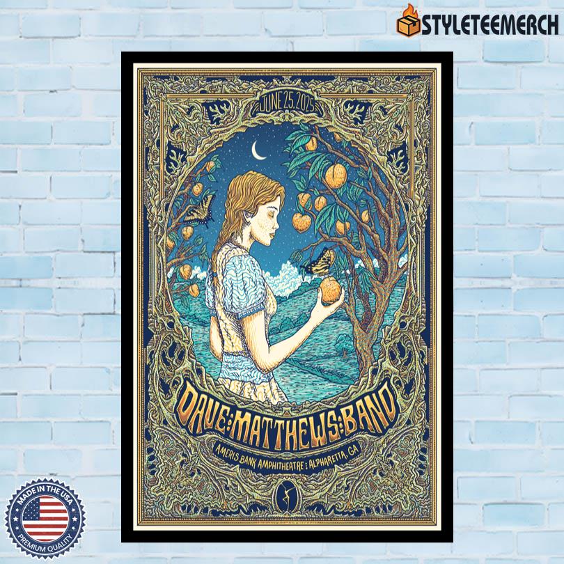 Buy Dave Matthews Band June 25 2025 Alpharetta GA Poster 4 Buy Dave Matthews Band June 25 2025 Alpharetta GA Poster