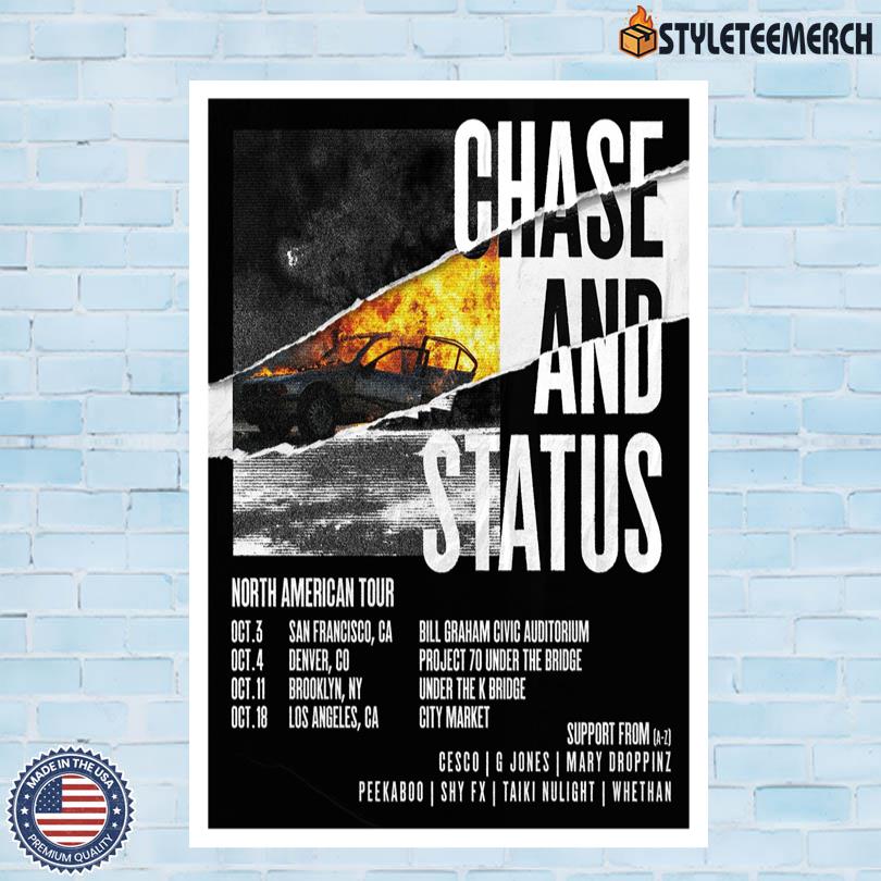 Chase & Status Poster North America 2025 4 Chase & Status Poster North America 2025