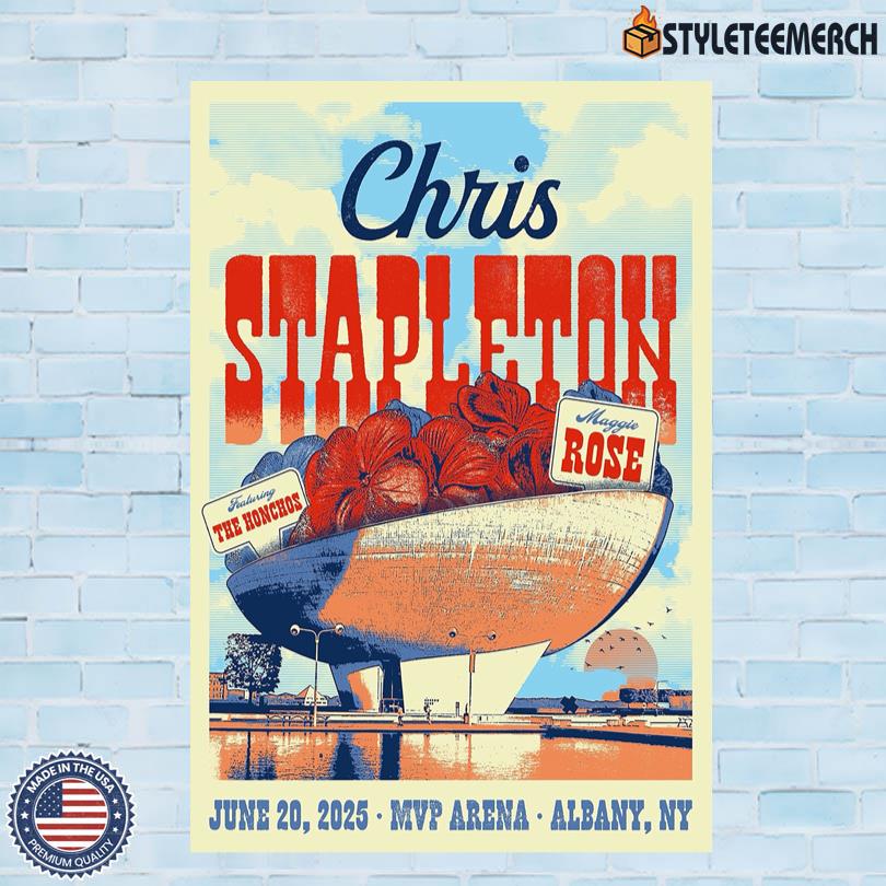 Chris Stapleton Merch Albany NY Jun 20 2025 Event Poster 4 Chris Stapleton Merch Albany NY Jun 20 2025 Event Poster