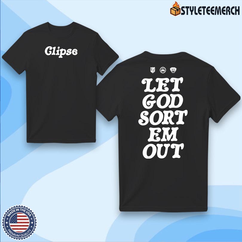 Clipse Let God Sort Em Out Black T-Shirt 4 Clipse Let God Sort Em Out Black T-Shirt