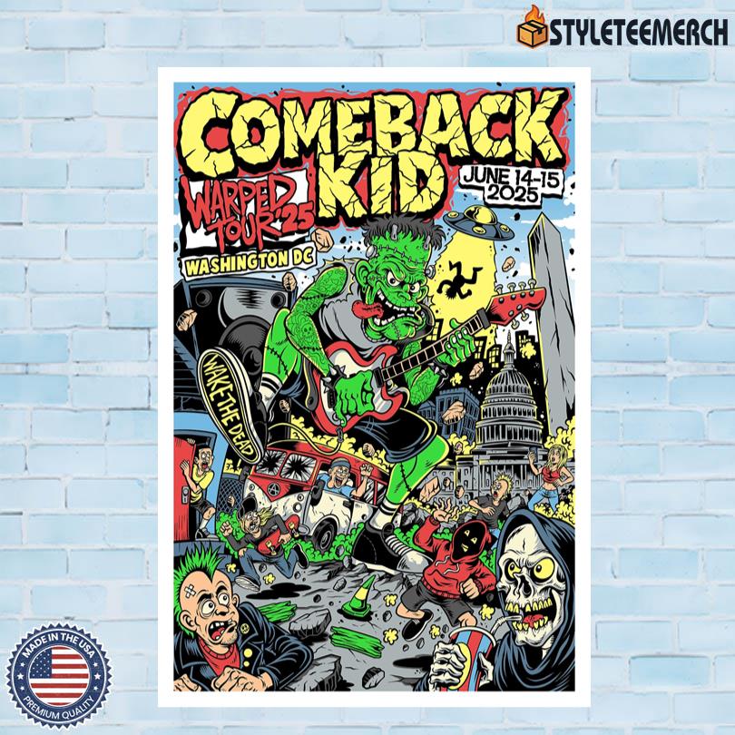 Comeback Kid On June 14-15 2025 In Washington DC Poster 10 Comeback Kid On June 14-15 2025 In Washington DC Poster