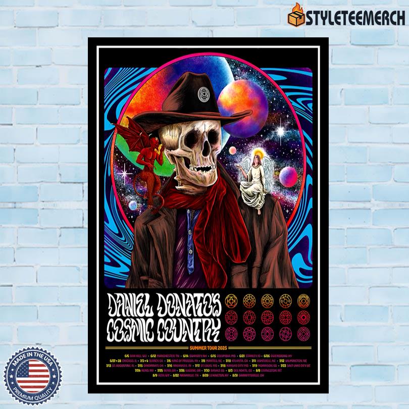 Daniel Donato Cosmic Country Summer Tour 2025 Poster 4 Daniel Donato Cosmic Country Summer Tour 2025 Poster