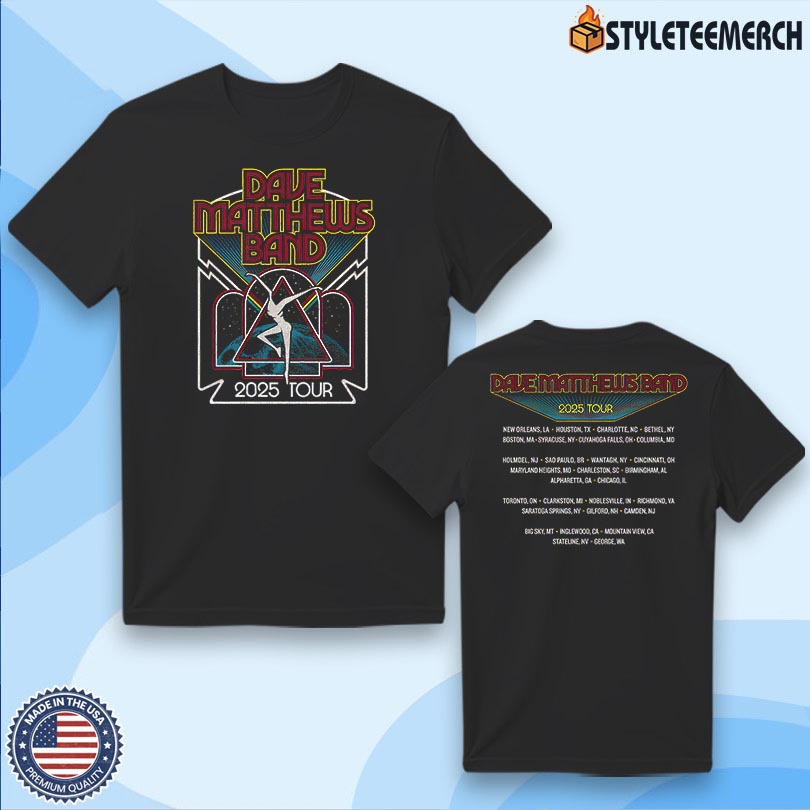 Dave Matthews Band Tour 2025 Graphic Tee 4 Dave Matthews Band Tour 2025 Graphic Tee