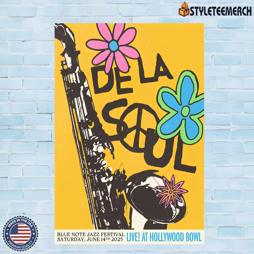 De La Soul June 14 2025 Event Poster Hollywood Bowl 10 De La Soul June 14 2025 Event Poster Hollywood Bowl