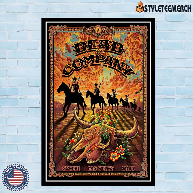 Dead And Co Las Vegas Sphere 2025 Event Poster 4 Dead And Co Las Vegas Sphere 2025 Event Poster