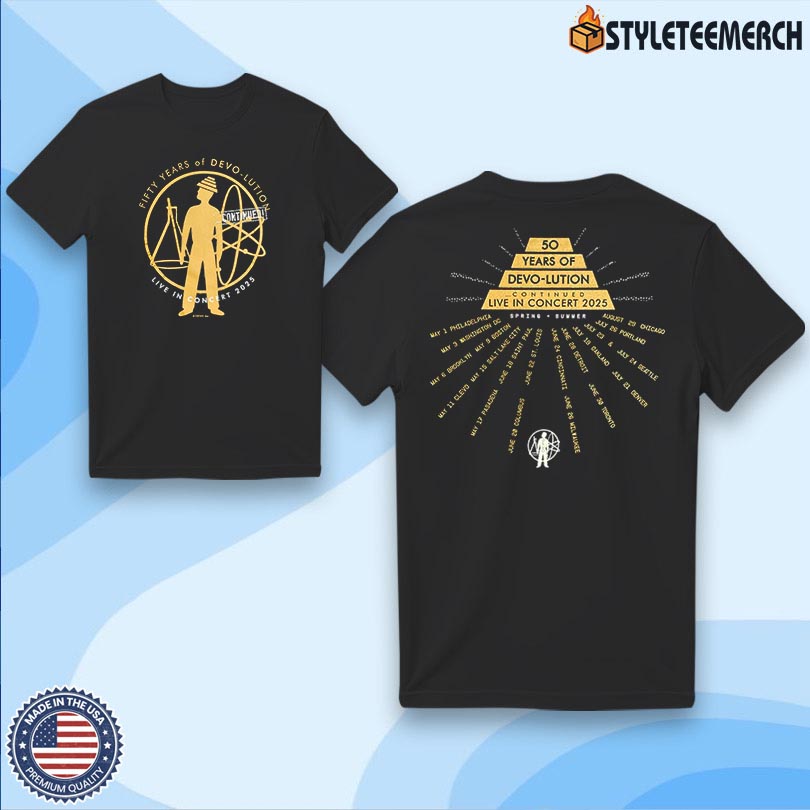 DEVO Spring Summer Concert 2025 Tee 4 DEVO Spring Summer Concert 2025 Tee